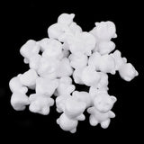 Maxbell 20 Pcs Bear Shaped Modelling Styrofoam Foam Creative DIY Kids Painted Crafts