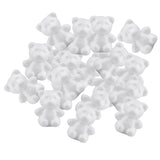 Maxbell 20 Pcs Bear Shaped Modelling Styrofoam Foam Creative DIY Kids Painted Crafts