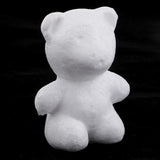 Maxbell 20 Pcs Bear Shaped Modelling Styrofoam Foam Creative DIY Kids Painted Crafts