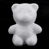 Maxbell 20 Pcs Bear Shaped Modelling Styrofoam Foam Creative DIY Kids Painted Crafts