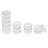 Maxbell 10Pcs 5 Layers Stackable Interlocking Screw Containers Storage Box 95x36mm