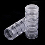 Maxbell 10Pcs 5 Layers Stackable Interlocking Screw Containers Storage Box 95x36mm
