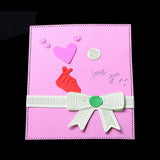 Maxbell DIY Bowknot Metal Cutting Dies Album Wedding Invitation Crads Making Decor