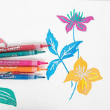 Maxbell 12 Colors Glitter Marker Pens Coloring Pen Painting Art Markers Highlighters