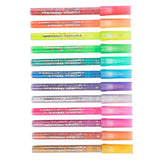 Maxbell 12 Colors Glitter Marker Pens Coloring Pen Painting Art Markers Highlighters