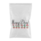 Maxbell 6 Pcs Wooden Table Number Holders Flowerpot Base Xmas Christmas Decoration