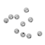 7x10Pcs 8mm S925 Sterling Silver Seamless Spacers Beads Jewelry DIY Making