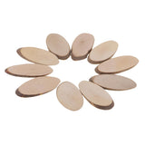 Maxbell 30 Pieces Oval Natural Tree Wood Slices for Rustic Wedding Home Decorations