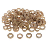 Maxbell 100 Pieces Rustic Wood Slices Rings Circles Country Bulk Natural Wood Pieces for Home Decor Rustic Weddings DIY Crafts Table Decoration Centerpiece - Aladdin Shoppers