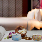 Maxbell 4 Pieces Scented Candles Gift Set Natural Soy Wax Portable Travel Tin Candle