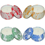 Maxbell 4 Pieces Scented Candles Gift Set Natural Soy Wax Portable Travel Tin Candle