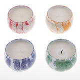 Maxbell 4 Pieces Scented Candles Gift Set Natural Soy Wax Portable Travel Tin Candle