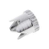 Maxbell 2pcs Brass Airbrush Crown Shape Needle Cap Air Brush Accessories Part Silver