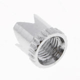 Maxbell 2pcs Brass Airbrush Crown Shape Needle Cap Air Brush Accessories Part Silver