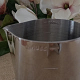 Maxbell Multi-purpose 350ml Stainless Steel Candle Making Pitcher Frothing Cup Milk Frothing Pitcher Creamer Frothing Pitcher Measurements on Both Sides - Aladdin Shoppers