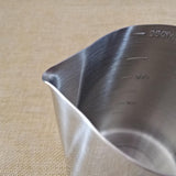 Maxbell Multi-purpose 350ml Stainless Steel Candle Making Pitcher Frothing Cup Milk Frothing Pitcher Creamer Frothing Pitcher Measurements on Both Sides - Aladdin Shoppers