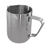 Maxbell Multi-purpose 350ml Stainless Steel Candle Making Pitcher Frothing Cup Milk Frothing Pitcher Creamer Frothing Pitcher Measurements on Both Sides - Aladdin Shoppers