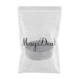 Maxbell 10 Yard 8 Rows Silver Diamond Mesh Wrap Roll Rhinestone Ribbon Sewing Trim Embellishment for Party Decoration, Wedding Cake, Art Craft 4cm Wide - Aladdin Shoppers