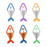 Maxbell 6x Fish Charms Pendant Aluminum Wire Craft Home Garden Christmas Party Decor - Aladdin Shoppers