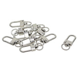 Maxbell 10 Pieces Alloy Small Swivel Clasps Lanyard Snap Hook Lobster Claw Clasp Clips Keychain Key Ring Jewelry Findings - Aladdin Shoppers