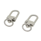 Maxbell 10 Pieces Alloy Small Swivel Clasps Lanyard Snap Hook Lobster Claw Clasp Clips Keychain Key Ring Jewelry Findings - Aladdin Shoppers