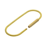 Maxbell 2 Set Gold Mini Key Chain Making Carabiner, Screw Locking Carabiner Keychain Key Rings DIY Craft Accessories - Multi-purpose and Fashionable - Aladdin Shoppers