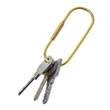 Maxbell 2 Set Gold Mini Key Chain Making Carabiner, Screw Locking Carabiner Keychain Key Rings DIY Craft Accessories - Multi-purpose and Fashionable - Aladdin Shoppers