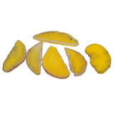 Maxbell 6Pc 2-3" Lemon Yellow Agate Slices Quartz Crystal Pendant Jewelry DIY Making - Aladdin Shoppers