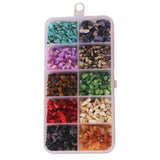 Maxbell 1 Box Approx 5000 Pieces Natural Small Pieces Stones Jewelry Beads For DIY Necklace 4-8mm - Aladdin Shoppers