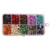 Maxbell 1 Box Approx 5000 Pieces Natural Small Pieces Stones Jewelry Beads For DIY Necklace 4-8mm - Aladdin Shoppers