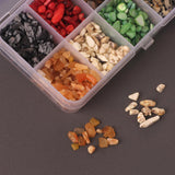 Maxbell 1 Box Approx 5000 Pieces Natural Small Pieces Stones Jewelry Beads For DIY Necklace 4-8mm - Aladdin Shoppers