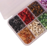 Maxbell 1 Box Approx 5000 Pieces Natural Small Pieces Stones Jewelry Beads For DIY Necklace 4-8mm - Aladdin Shoppers