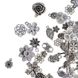 Maxbell Wholesale Jewelry Making Silver Charms Mixed Smooth Tibetan Silver Metal Charms Pendants DIY Necklace Bracelet Jewelry Making and Crafting, 100 Grams - Aladdin Shoppers