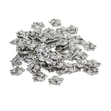 Maxbell 50 Piece Silver Alloy Elephants Pendant Charms for Jewelry Making DIY Mother's Day Necklace Bracelet Earrings Craft - Aladdin Shoppers