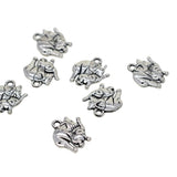 Maxbell 50 Piece Silver Alloy Elephants Pendant Charms for Jewelry Making DIY Mother's Day Necklace Bracelet Earrings Craft - Aladdin Shoppers