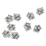 Maxbell 50 Piece Silver Alloy Elephants Pendant Charms for Jewelry Making DIY Mother's Day Necklace Bracelet Earrings Craft - Aladdin Shoppers