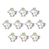 Maxbell 10 Pieces Alloy Fashion Bird Crystal Flatback Jewelry Accessory Rhinestone Flower Charms For Women Necklace Brooch Button Sewing Crafts Multicolor - Aladdin Shoppers