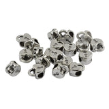 Maxbell 30 Piece Antique Silver Alloy Heart Lock Large Hole Beads with Bails Hanger Charms for DIY Necklace Bracelet Jewelry Making Beading Craft - Aladdin Shoppers