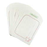 Maxbell 6x20Pcs Bird Pattern Hair Clip Display Cards Jewelry Tags Kraft Holders Papery