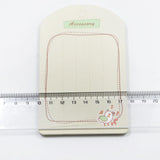 Maxbell 5x20Pcs Bird Pattern Hair Clip Display Cards Jewelry Tags Kraft Holders Papery