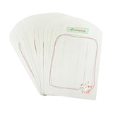 Maxbell 5x20Pcs Bird Pattern Hair Clip Display Cards Jewelry Tags Kraft Holders Papery