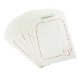 Maxbell 4x20Pcs Bird Pattern Hair Clip Display Cards Jewelry Tags Kraft Holders Papery