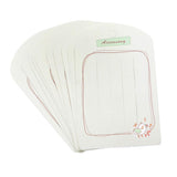 Maxbell 4x20Pcs Bird Pattern Hair Clip Display Cards Jewelry Tags Kraft Holders Papery