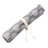 Maxbell 15x16 " 20 Slots Artist Paint Brushes Case Roll Up Pen Holder Canvas Pouch Bag for paint brushes, drawing pens, pencils or makeup brushes organizer - Aladdin Shoppers