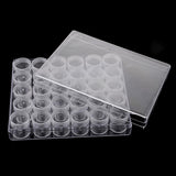 Maxbell Plastic Storage Container Set Beads Storage Boxes & Organizers Transparent Bottles 30 Slots 6g Make Up Cosmetic Organizer Storage Box - Aladdin Shoppers