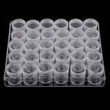 Maxbell Plastic Storage Container Set Beads Storage Boxes & Organizers Transparent Bottles 30 Slots 6g Make Up Cosmetic Organizer Storage Box - Aladdin Shoppers