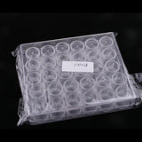 Maxbell Maxbell Plastic Storage Container Set Beads Storage Boxes & Organizers Transparent Bottles 30 Slots 6g Make Up Cosmetic Organizer Storage Box