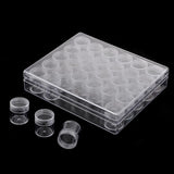 Maxbell Plastic Storage Container Set Beads Storage Boxes & Organizers Transparent Bottles 30 Slots 6g Make Up Cosmetic Organizer Storage Box - Aladdin Shoppers