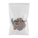 Maxbell 3x50 Pieces Flower Glaze Ceramic Beads Porcelain Bead for DIY Bracelet 15mm