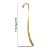 50 Pieces Vintage Beading Flat Bookmarks With Loop DIY Making Jewelry Craft